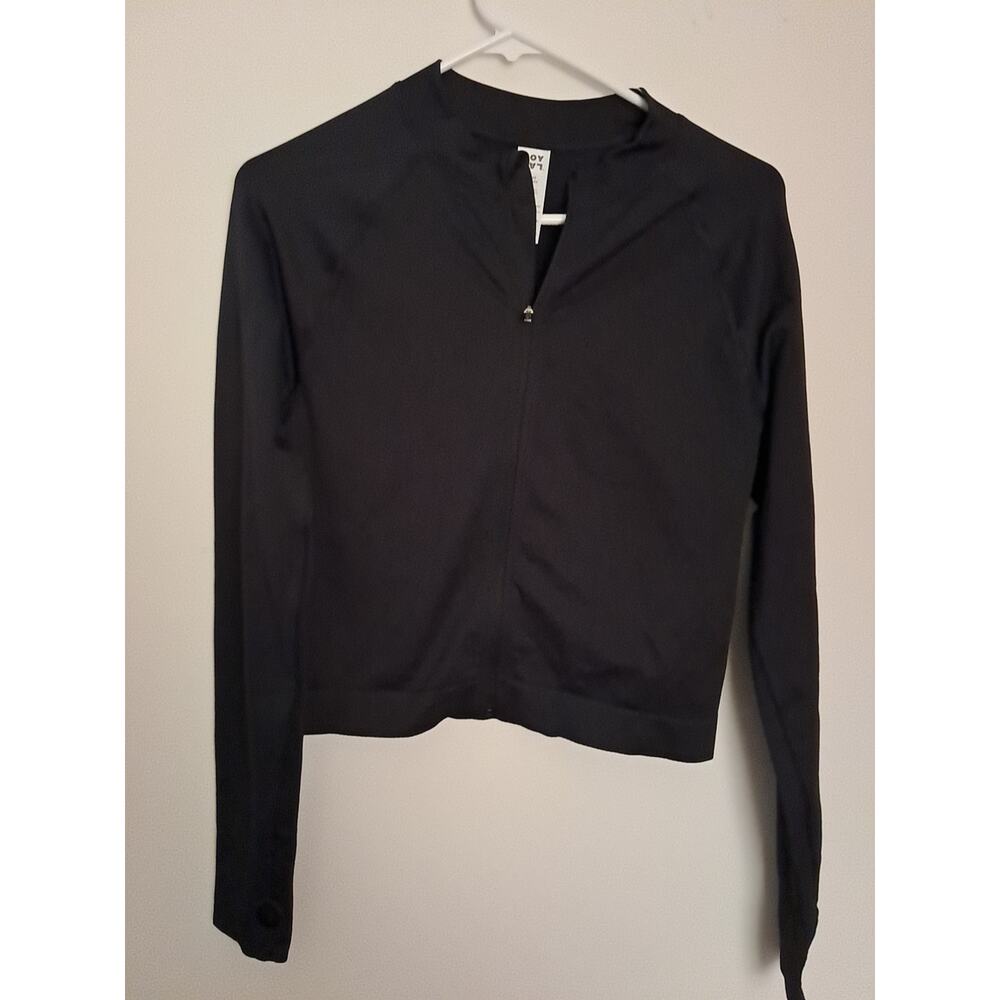 Joy Lab Black Jacket With Moisture Wicking Size Girls Large